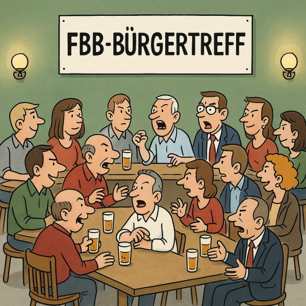 FBB-Bürgertreff am 28. August: So hitzig wurde diskutiert